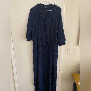 Long dark blue  dress